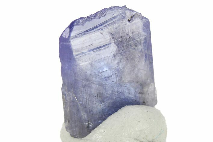 Brilliant Blue-Violet Tanzanite Crystal -Merelani Hills, Tanzania #286256
